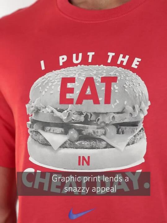 Buy Nike Men Red Grey Typography Printed AS M NK DF HUMOR