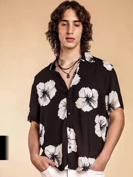 Floral Shirt H And M Mens Shirts Buy H&M Patterned Resort Shirt