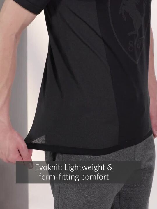 Buy PUMA Motorsport Men Black Self Design Ferrari Race EvoKNIT Big