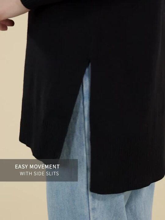 Buy Marks Spencer Turtle Neck Longline Pullover Sweaters for