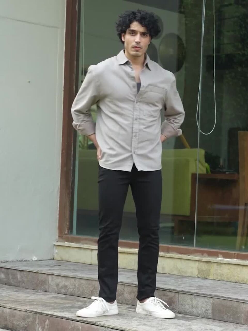 Buy The Pant Project Men Raw Black Slim Fit Stretchable Cotton