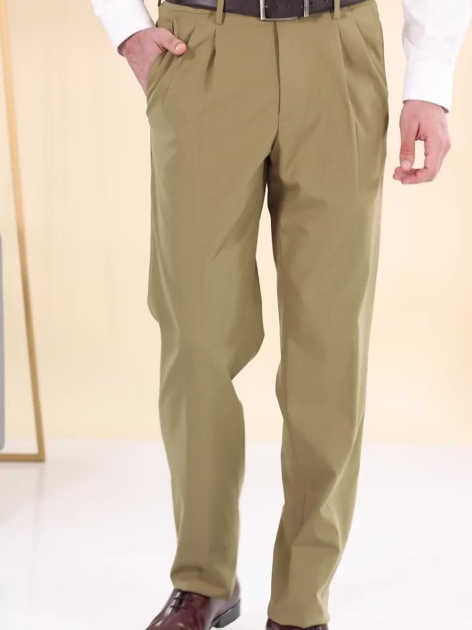 open lace back dress Premium Soft Lux Flex Dress Pant  Van Heusen