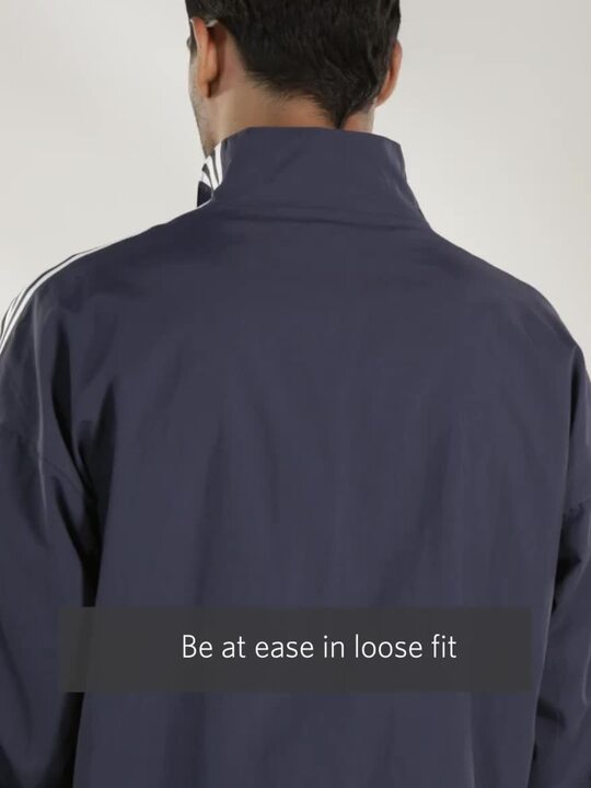 Buy ADIDAS Originals Men Navy Blue Lock-Up Trefoil Track Top