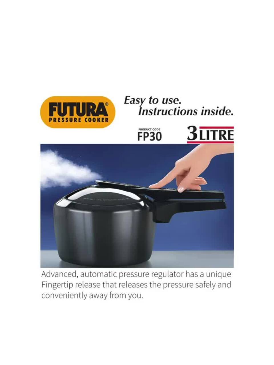 Buy Hawkins Futura Black Aluminium Easy to Clean Induction Inner