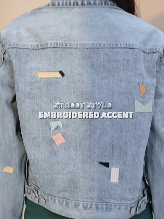 LEVI’S / 00's 70505 4th denim jacket Buy Levis Pure Cotton Denim Jacket With Embroidered Detail