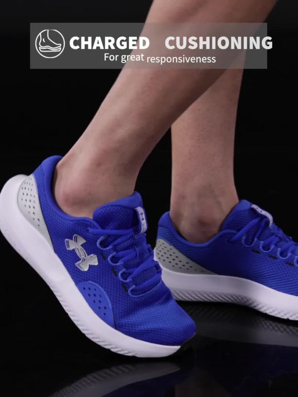 Buy UNDER ARMOUR Men Woven Design Charged Surge Running Shoes