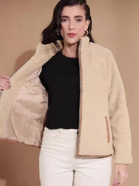 Buy The Roadster Lifestyle Co. Open Front Fleece Jacket - Jackets