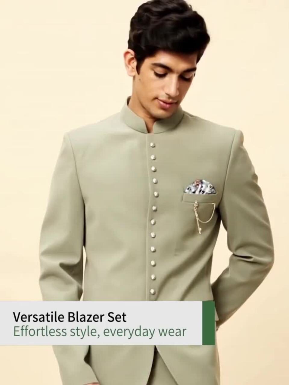 sachin and babi light blue dress 5 Manyavar Engagement Dress For Men: Best Choices For Auspicious Events main image 0