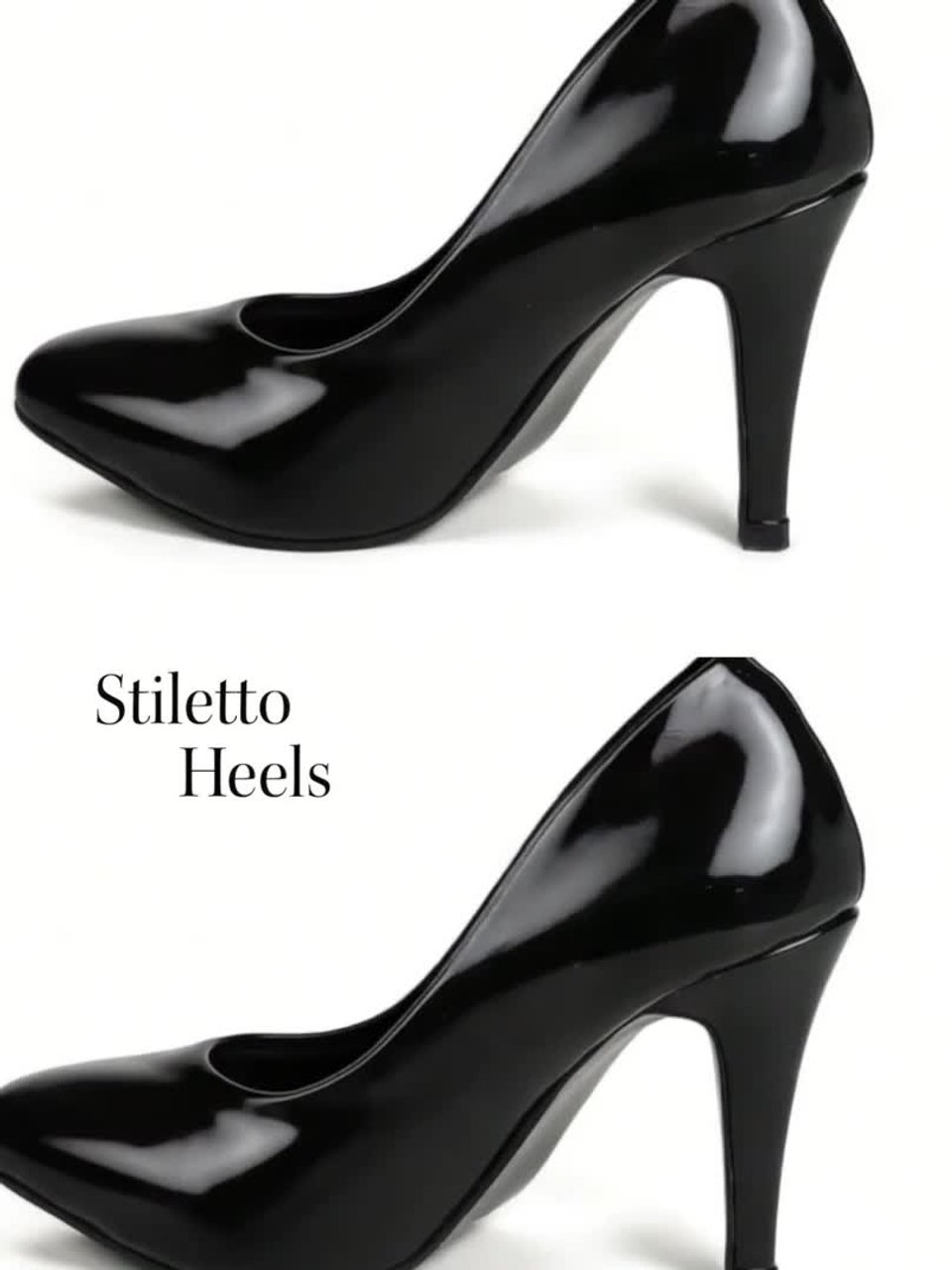 Buy Shezone Pointed Toe Closed Back Stiletto Pumps - Heels for