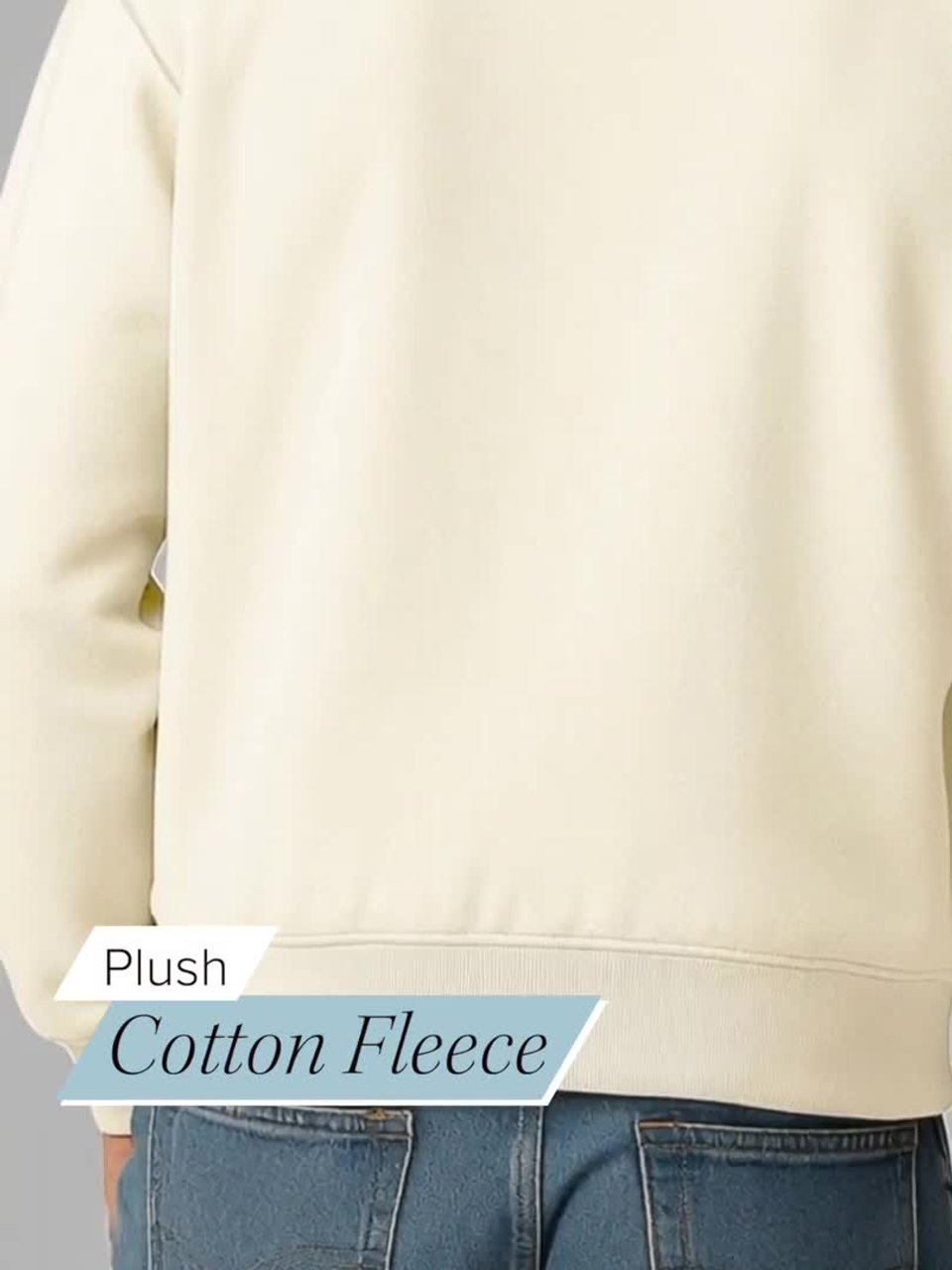 Buy Maniac Men Mock Collar Full Sleeve Cotton Fleece Sweatshirt