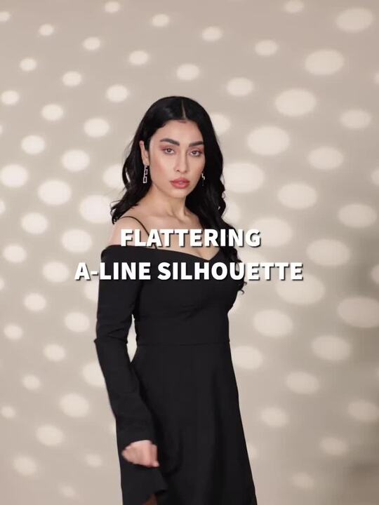Buy Calvin Klein Jeans Off-Shoulder A-Line Dress - Dresses for Women  23823068 | Myntra
