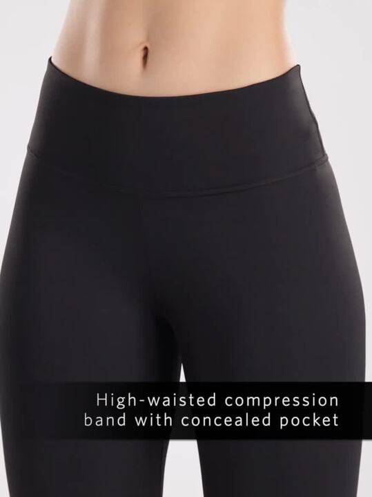 Buy Nike Women Black Printed Dri-FIT One Icon Clash Mid-Rise