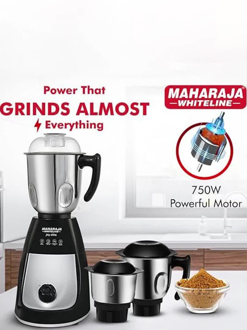 Buy Maharaja Whiteline Joy Elite MX-191 Black Stainless Steel Easy