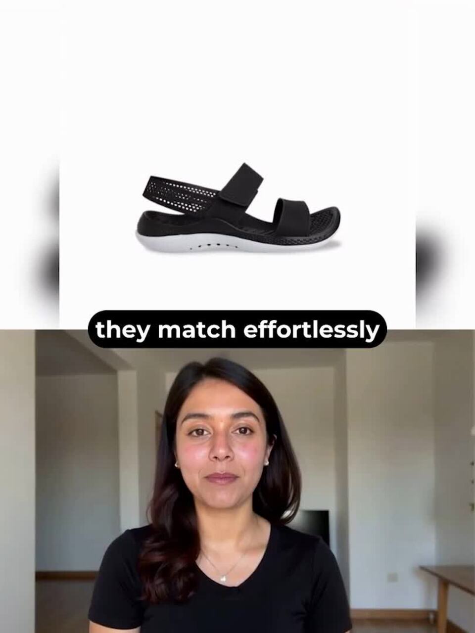 Buy Crocs Women Black & Grey LiteRide 360 Sandal - Flats for Women