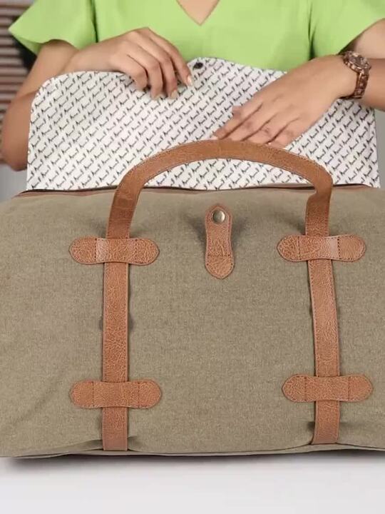 Mona B Mens Canvas Weekender Bag Buy Mona B Unisex Brown Cotton