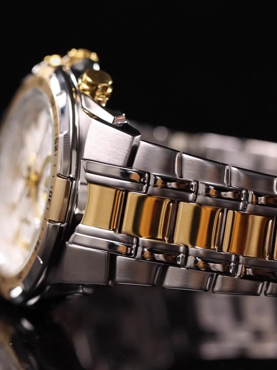 Edifice Ap Casio Edifice Ef Casio Watch Gold And Silver GOLDEN AND SILVER Casio ...