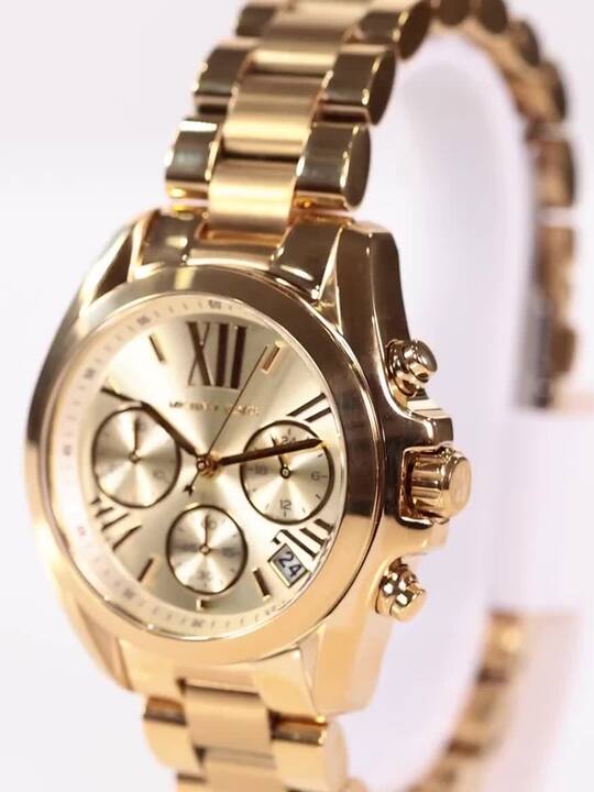 コルチンMK Buy Michael Kors Women Gold-Toned Dial Chronograph Watch