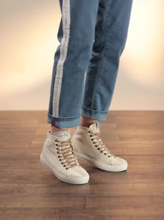 Denim Levi's High Top Canvas Shoes Buy Levis Men Beige Solid