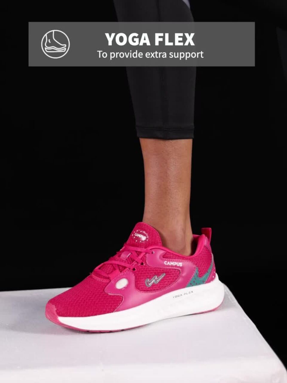 Buy Campus Women CAMP-GLITTER Mesh Running Sports Shoes Sports