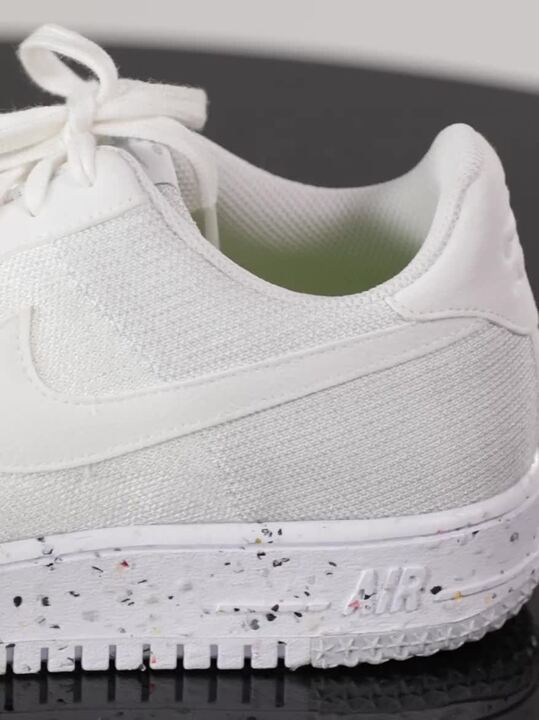 Buy Nike Men White Grey Woven Design AF1 Crater Flyknit Sneakers