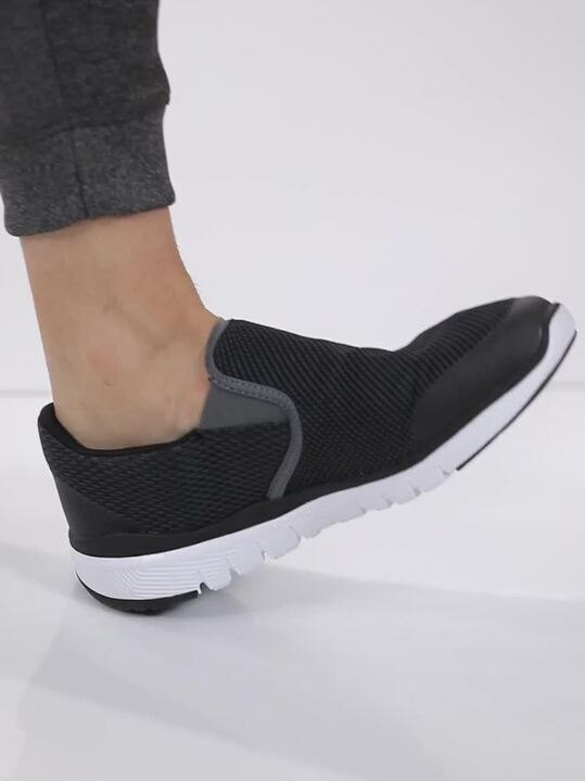 Buy Skechers Men Black FLEX ADVANTAGE Slip-On Sneakers