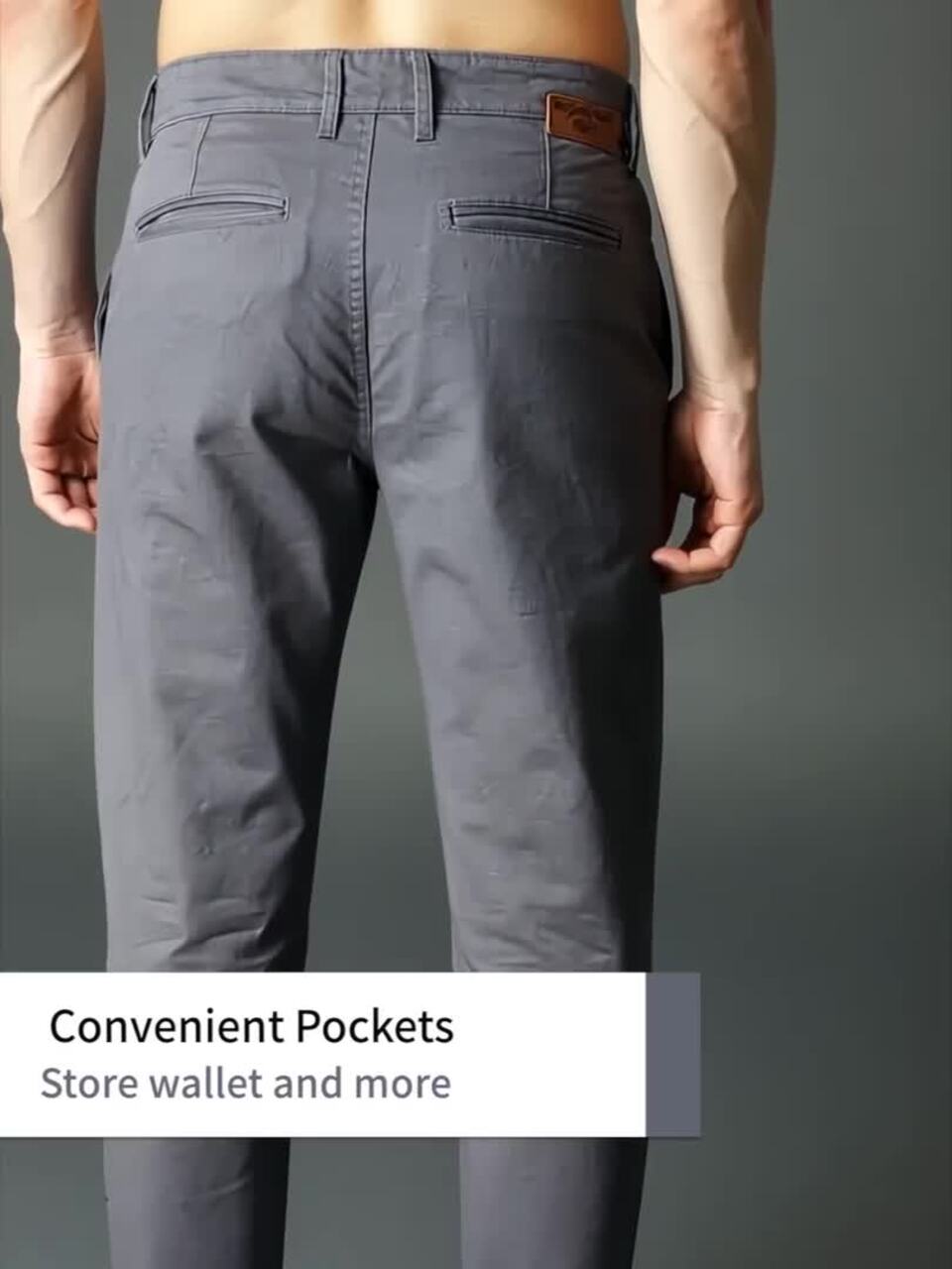 Buy Roadster Men Charcoal Grey Regular Fit Solid Chinos - Trousers