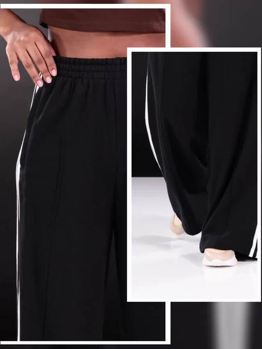 パンツ 90s Adidas Wide Track Pants SOLD vintage Adidas track pants ❤️‍🔥 black with 3 pink