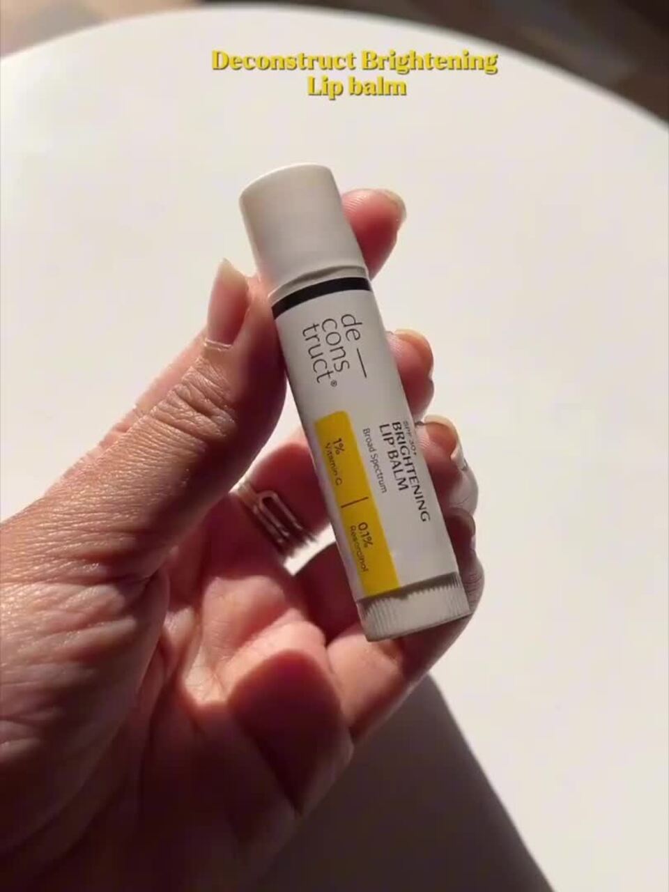 Buy deconstruct Brightening Lip Balm SPF 50 Moisturizes & Brightens Lips- 4  g - Lip Balm for Unisex 22014950 | Myntra