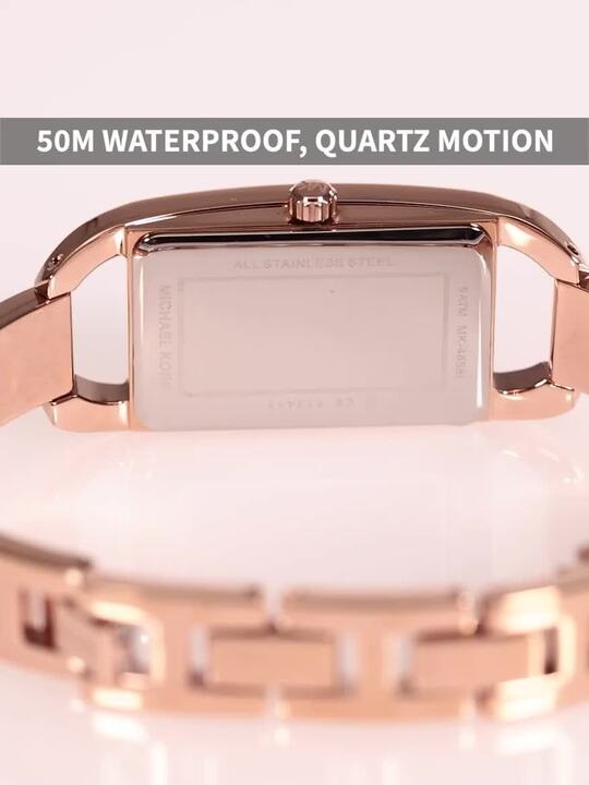 Buy Michael Kors Women Empire Embellished Dial & Stainless Steel