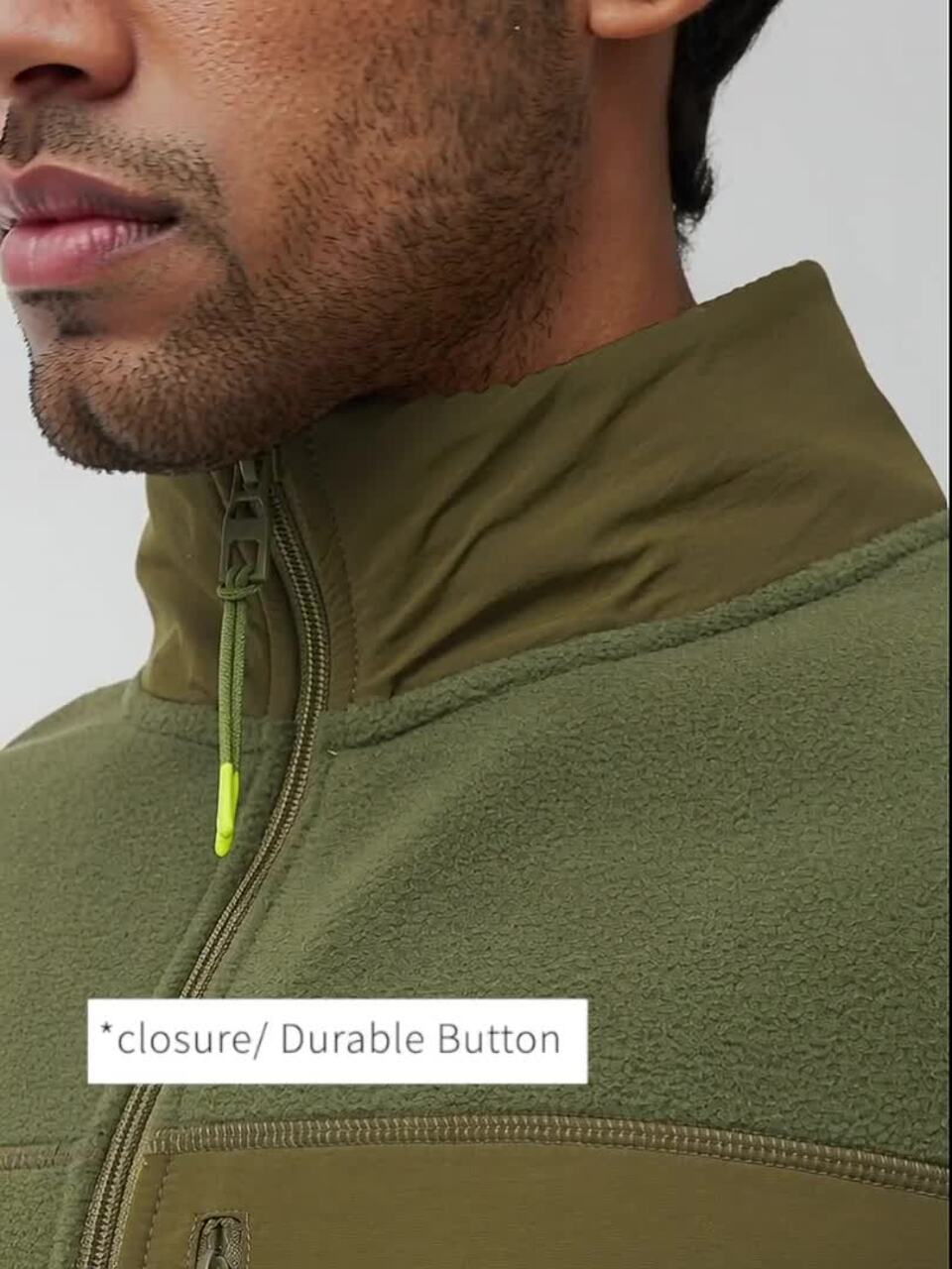 Buy XYXX Men Regular Fit Colorblock Olive Green Winter Fleece