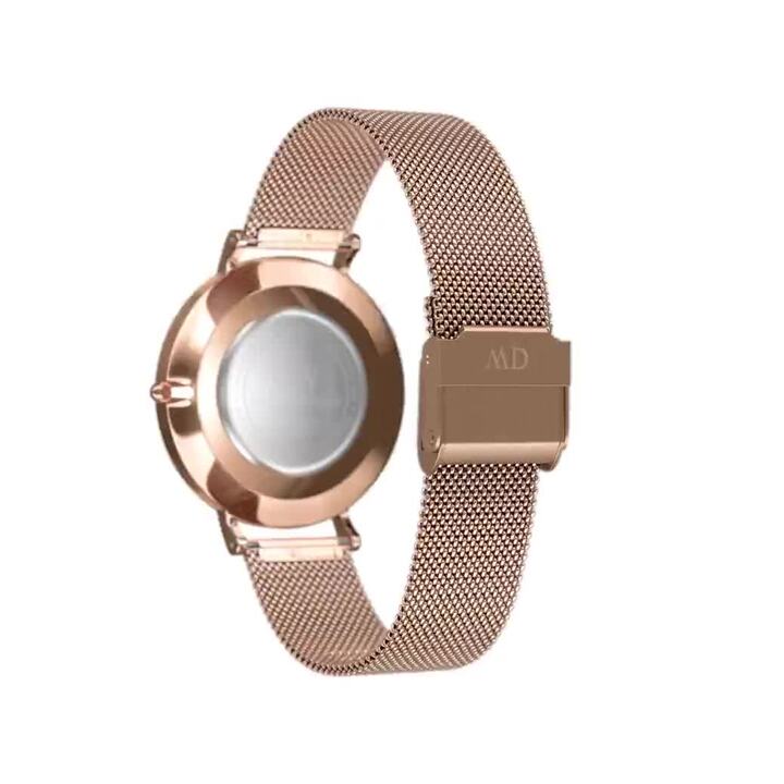 Buy Daniel Wellington Unisex Petite Melrose 36mm Black Dial