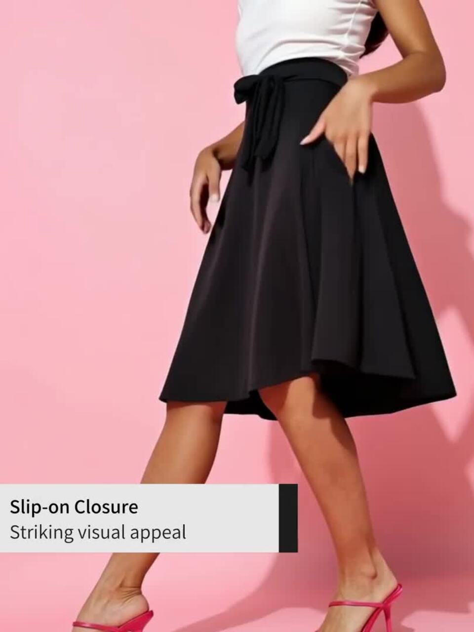 Buy BAESD Knee Length Flared Skirt - Skirts for Women