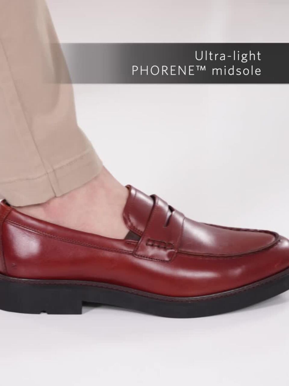 Buy ECCO Men Metropole London Cognac Leather Penny Loafers