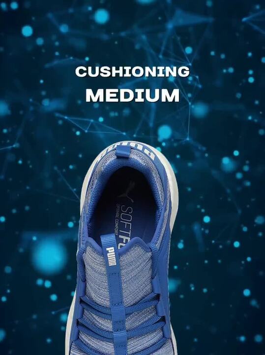 Buy Puma Men Blue Mega NRGY Heather Knit Running Shoes Sports