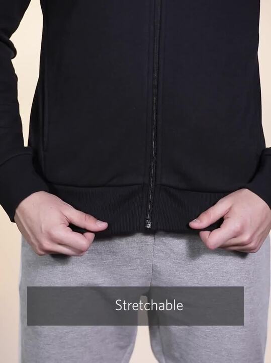 Buy Puma Men Black Tape Full-Zip Track Jacket Jackets for Men