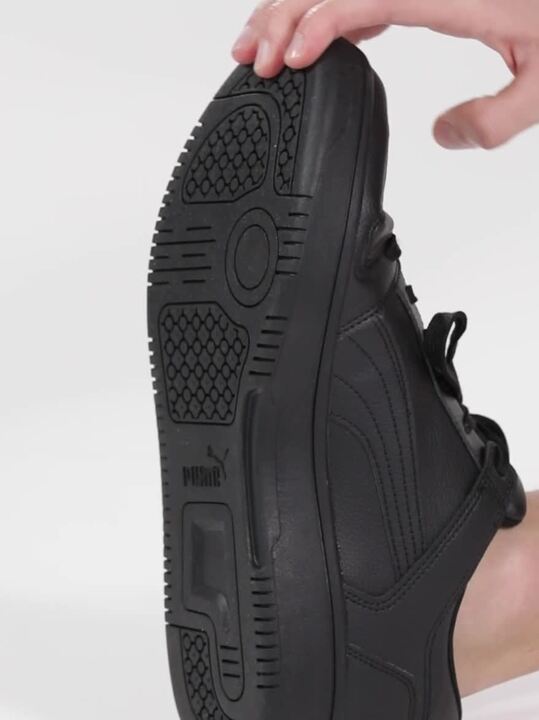 Buy Puma Unisex Black Perforations Rebound Lay Up Lo SL
