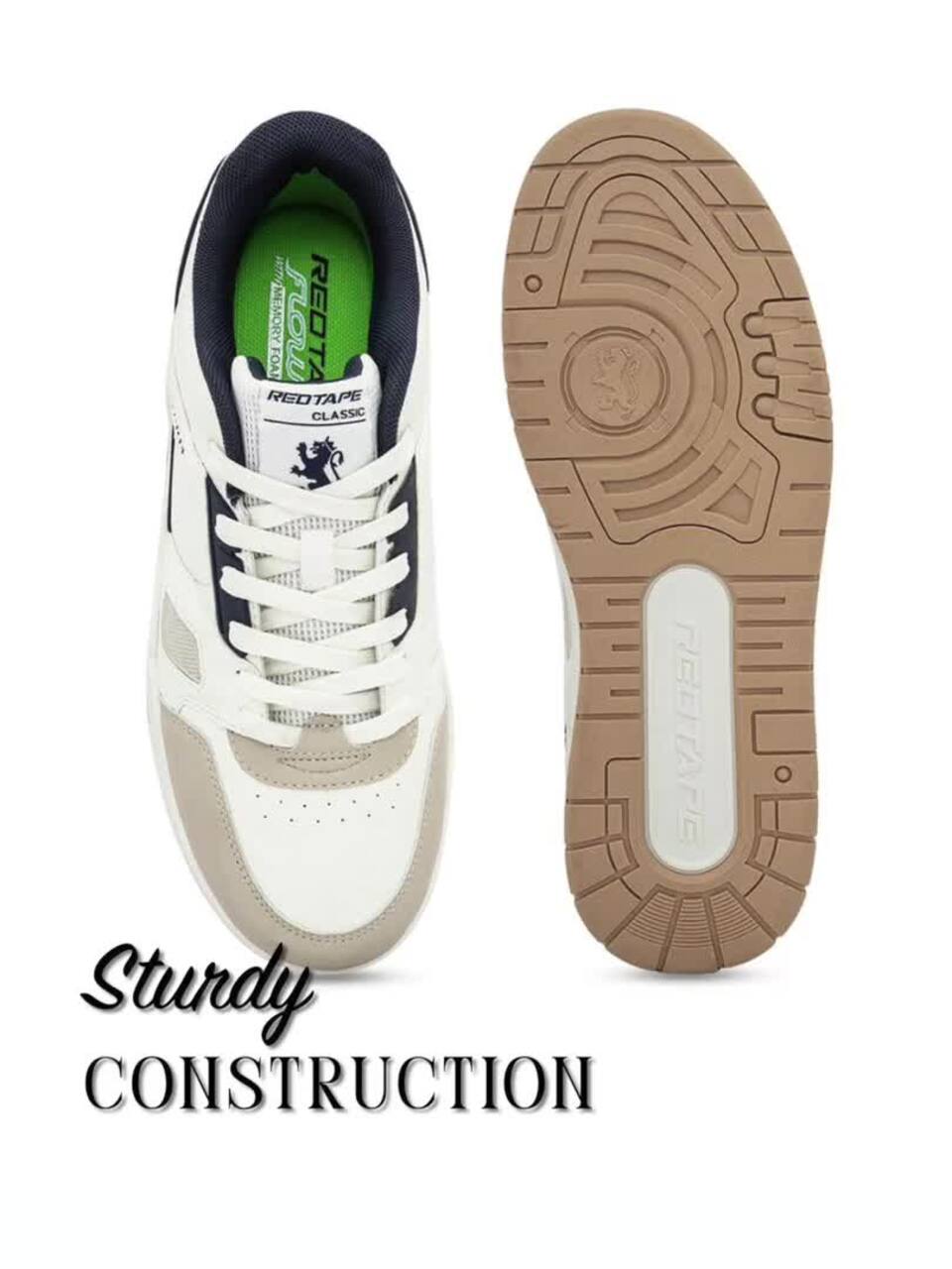 Buy Red Tape Down Town Dapper Men Colourblocked Lace-Ups Sneakers