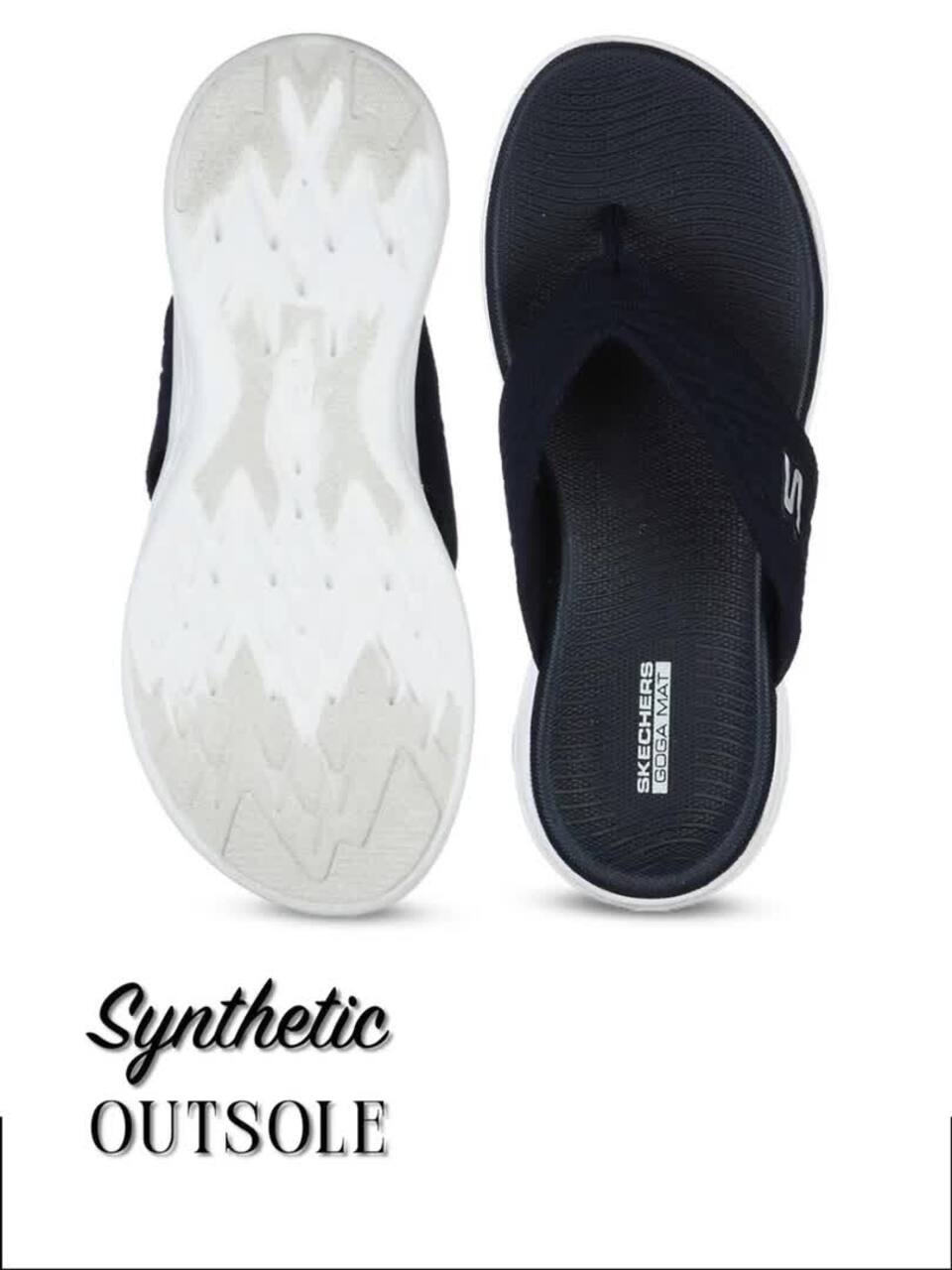 skechers goga max flip flops