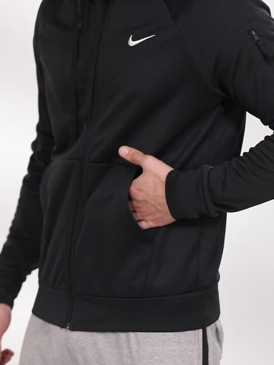 Buy Nike Men Black Solid Therma-FIT Hooded Training Sporty Jacket - Jackets for Men 20073256 | Myntra Buy Nike Men Black Solid Therma-FIT Hooded Training Sporty Jacket - Jackets for Men 20073256 | Myntra