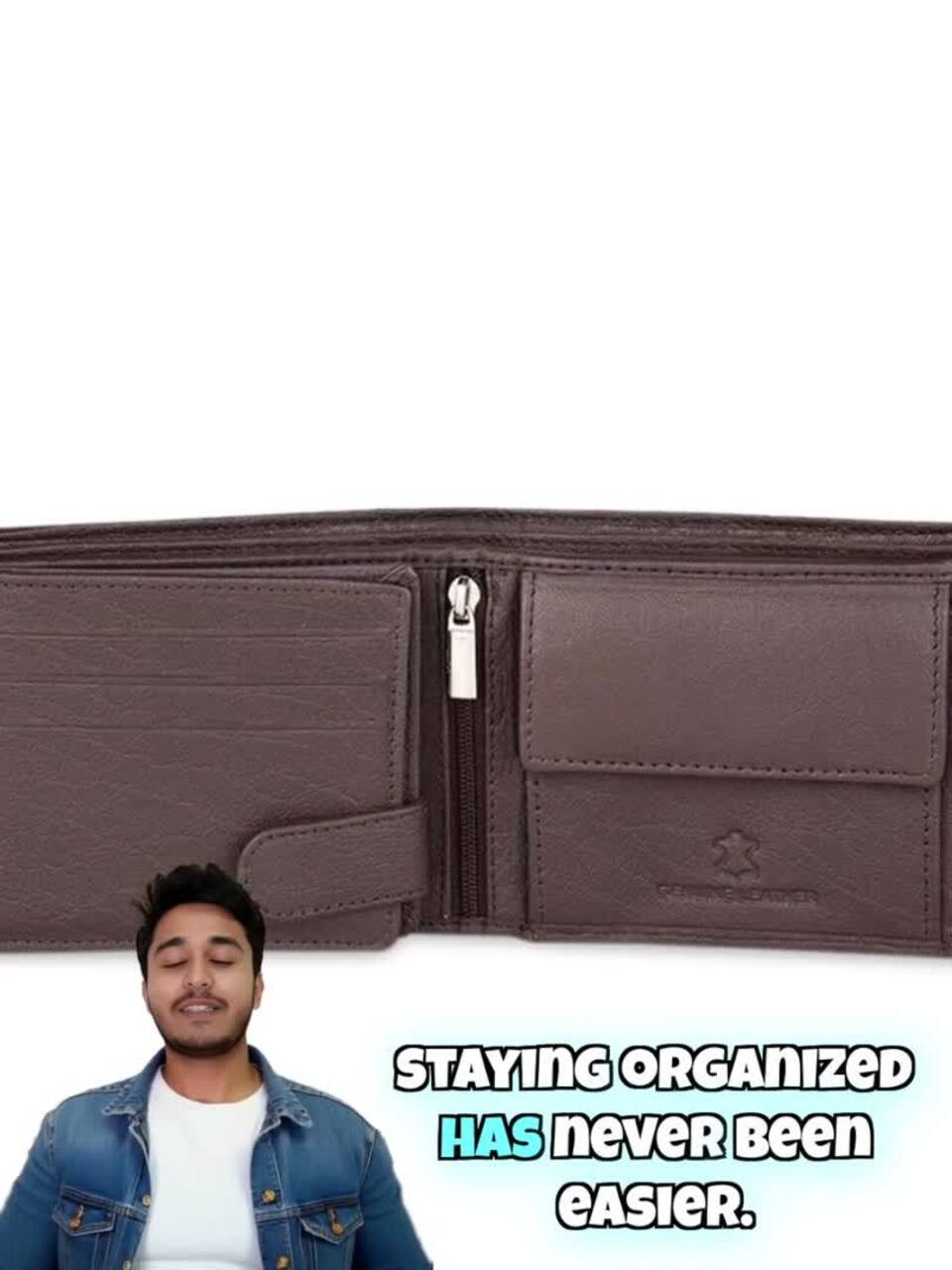 Buy WildHorn Men Leather Two Fold Non Detachable Flap Wallet