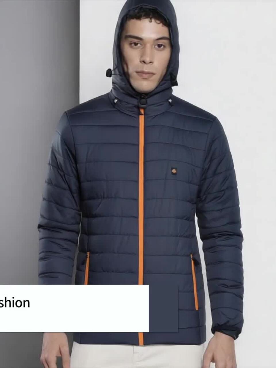 Buy The Indian Garage Co Men Zip-Front Puffer Jacket with