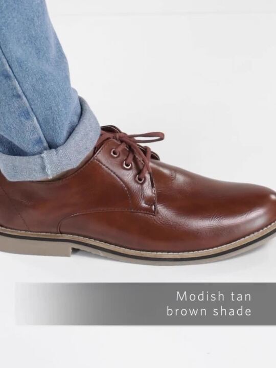 Buy Roadster Men Tan Brown Derby Shoes - Casual Shoes for Men