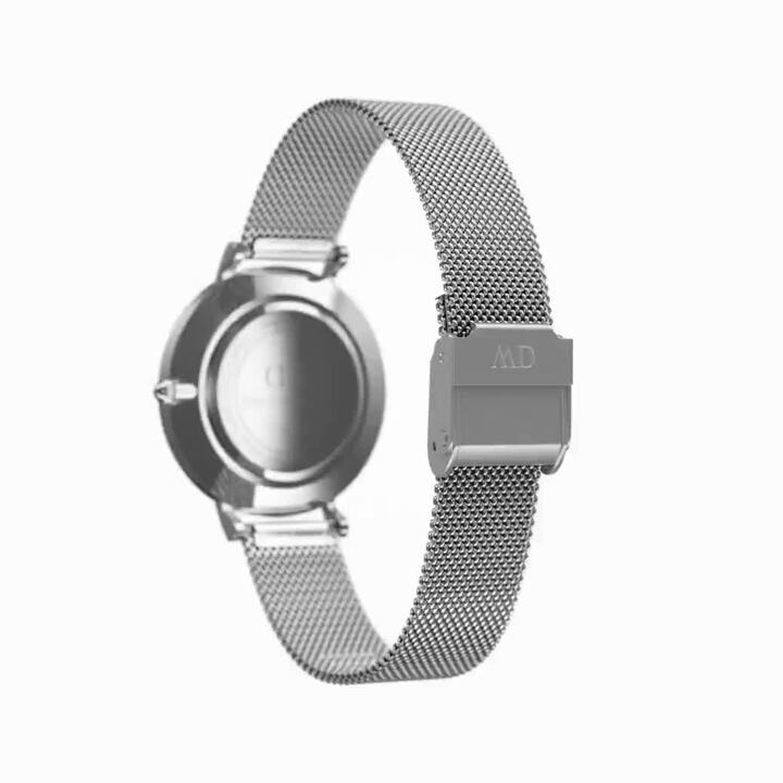 Buy Daniel Wellington Women Petite Sterling 32mm White Dial Round