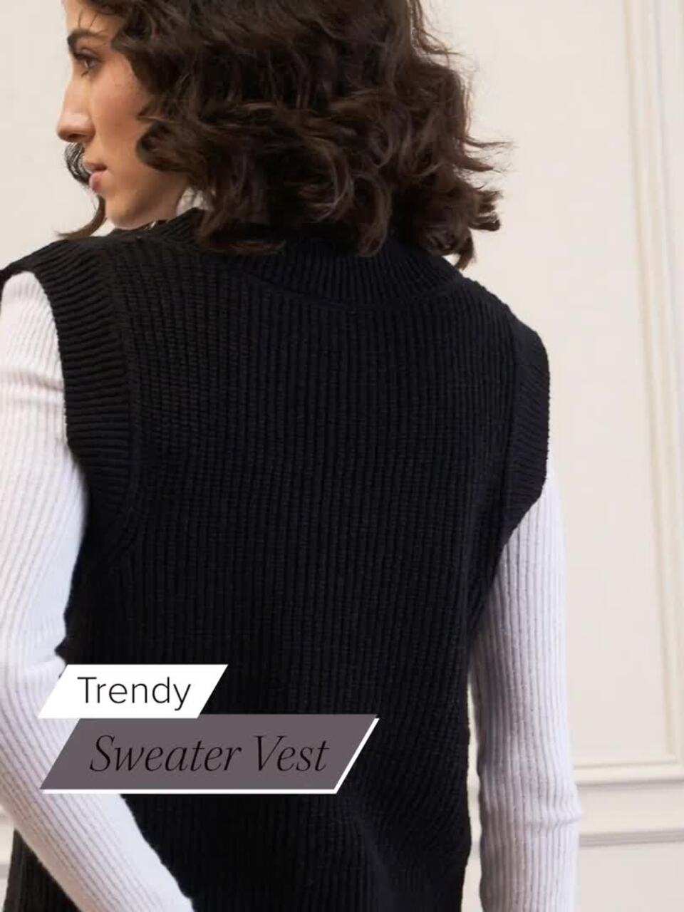 Buy SASSAFRAS Women Crop Sweater Vest - Sweaters for Women