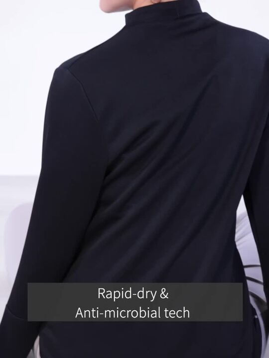 Buy HRX by Hrithik Roshan Women Jet Black Solid Rapid-Dry