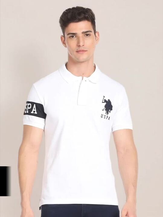 Buy Polo Brand Embroidered Pique Polo Shirt Tshirts