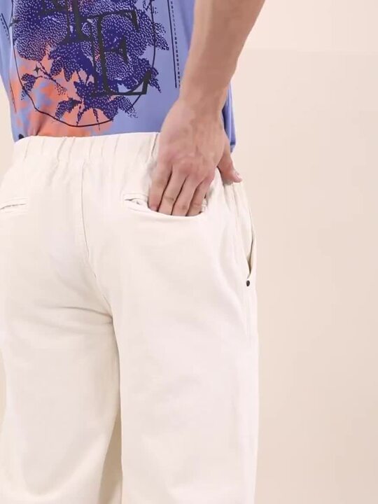 user_c72fbf4c　新品　Plage COTTON LOOSE Buy HERE&NOW Men Pure Cotton Baggy Fit Jeans - Jeans for Men