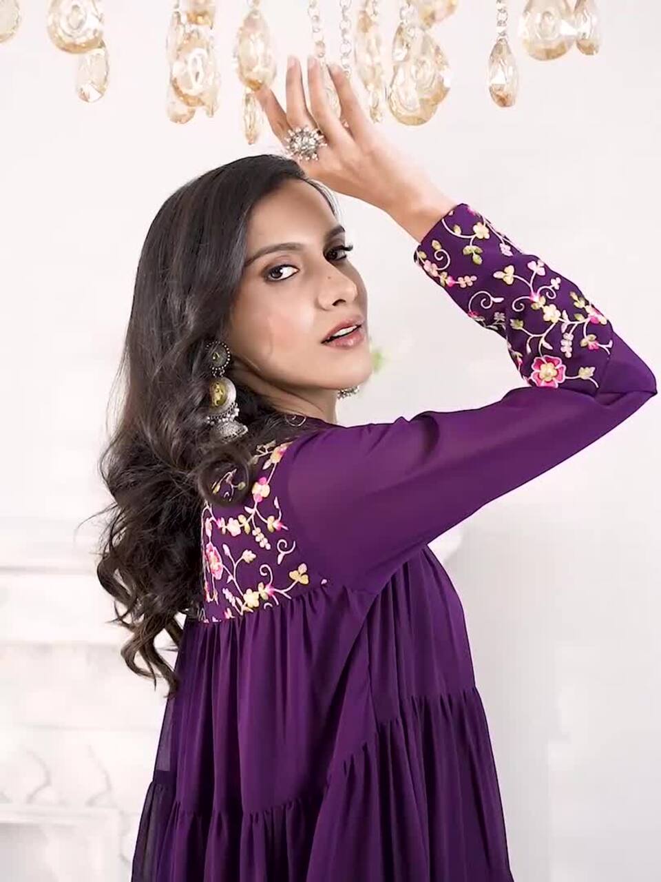 open lace back dress Think About It Dusty Purple Midi Dress – Shop the Mint main image 1