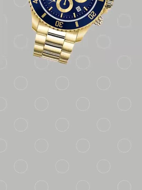 Stainless Steel Ice Watch Gold Blue Buy Ice Men Blue Gold Analogue