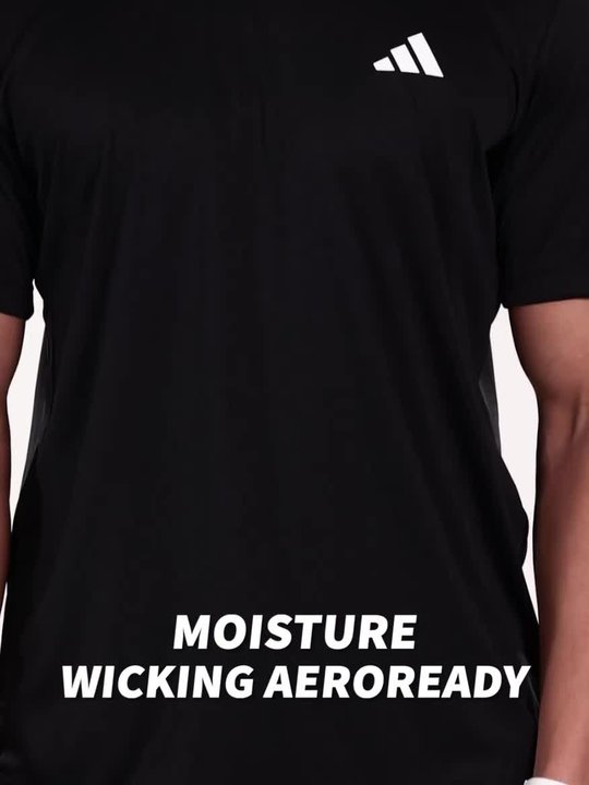 Buy ADIDAS Aeroready 3-Striped Logo T-shirt - Tshirts for Men